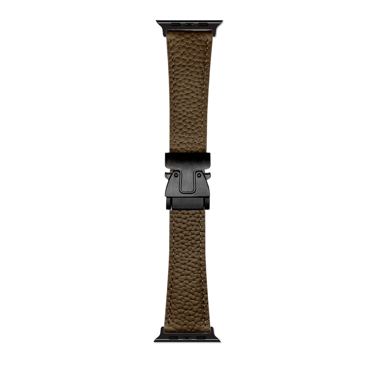 Magnetic Buckle Leather Strap For Apple Watch - Image 13