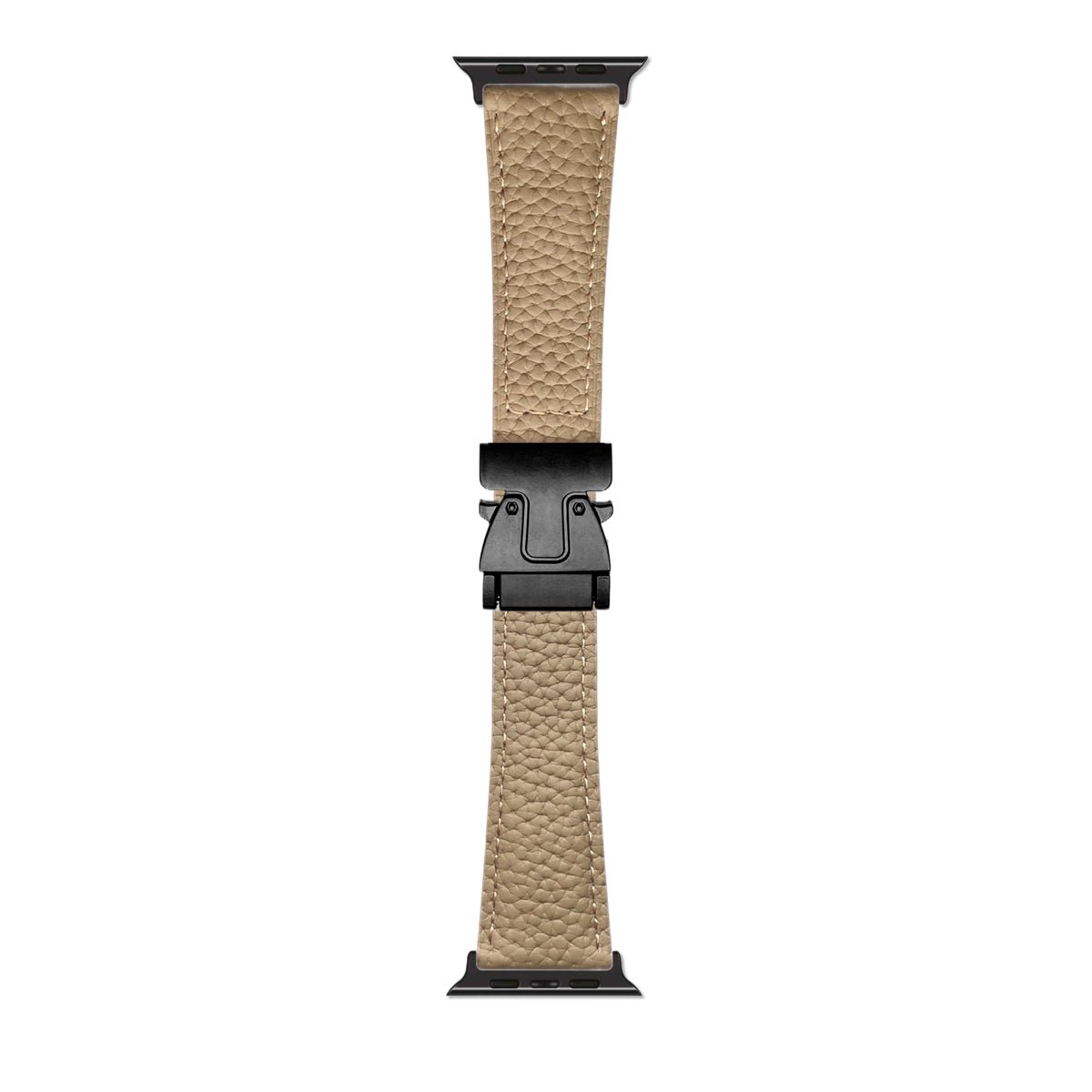 Magnetic Buckle Leather Strap For Apple Watch - Image 14
